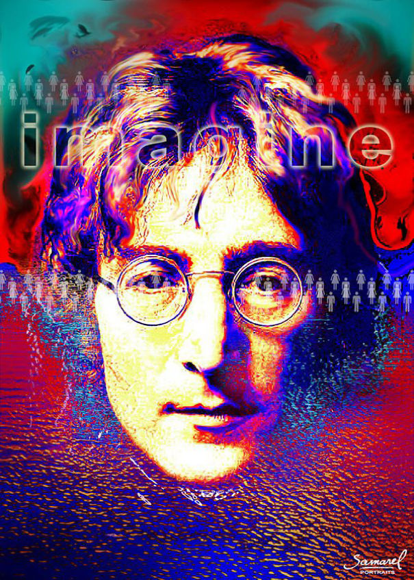 John Lennon Memorial Portrait