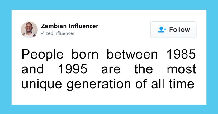 Guy Lists Why Millennials Are ‘The Most Unique Generation Of All Time’ And His Twitter Thread Goes Viral