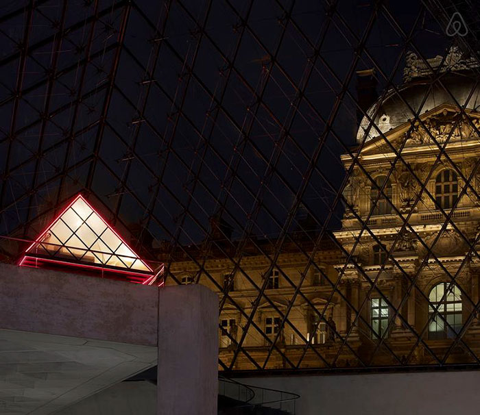 Airbnb Is Offering The Chance To Spend A Night In The Louvre Glass Pyramid With A Private Show In The Museum, For Free