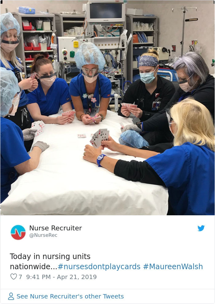Senator Says Nurses Don’t Need Breaks As They Spend Most Of The Day Playing Cards, Nurses Respond With Sarcastic Pics