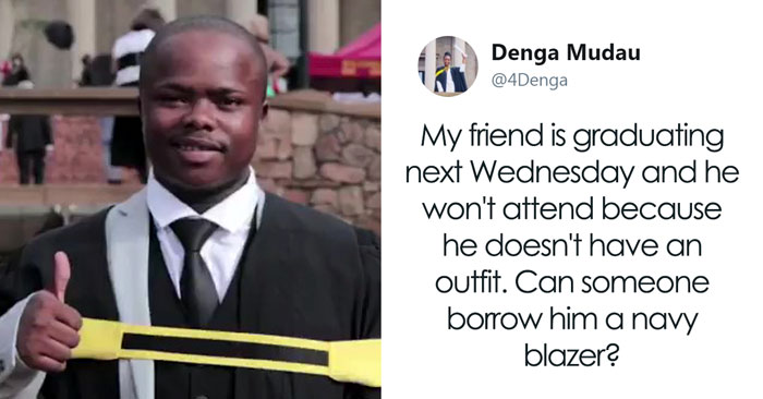 This Man Couldn’t Afford Clothes For His Graduation So Twitter Users Made Sure He Has The Best Graduation Ever