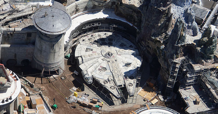 The $1 Billion Star Wars Land Is Nearly Finished And These Aerial Photos Show Just How Crazy It Looks