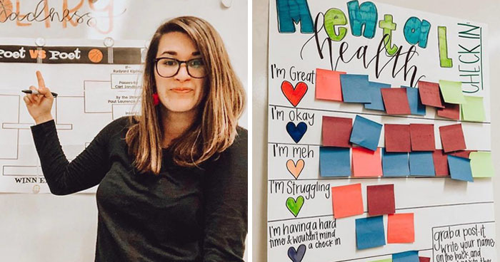 Teacher’s Check-In Chart For Students To Share Their Feelings Goes Viral