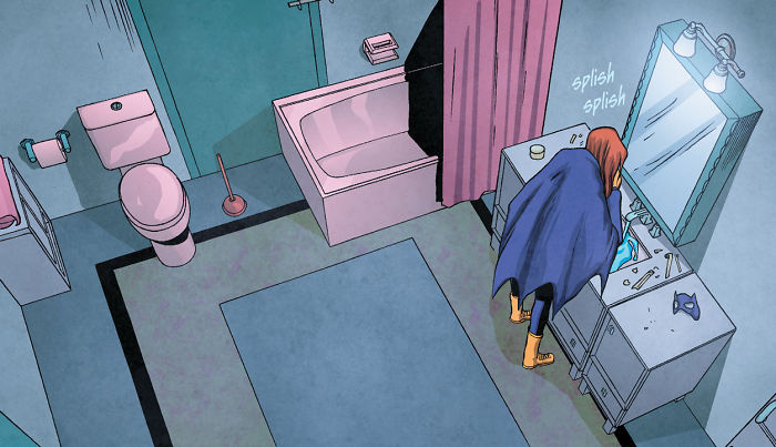 Batgirl's Bathroom