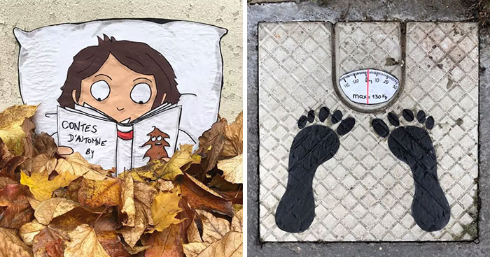French Artist Spreads Humor In Urban Spaces Through His Art (50 Pics)