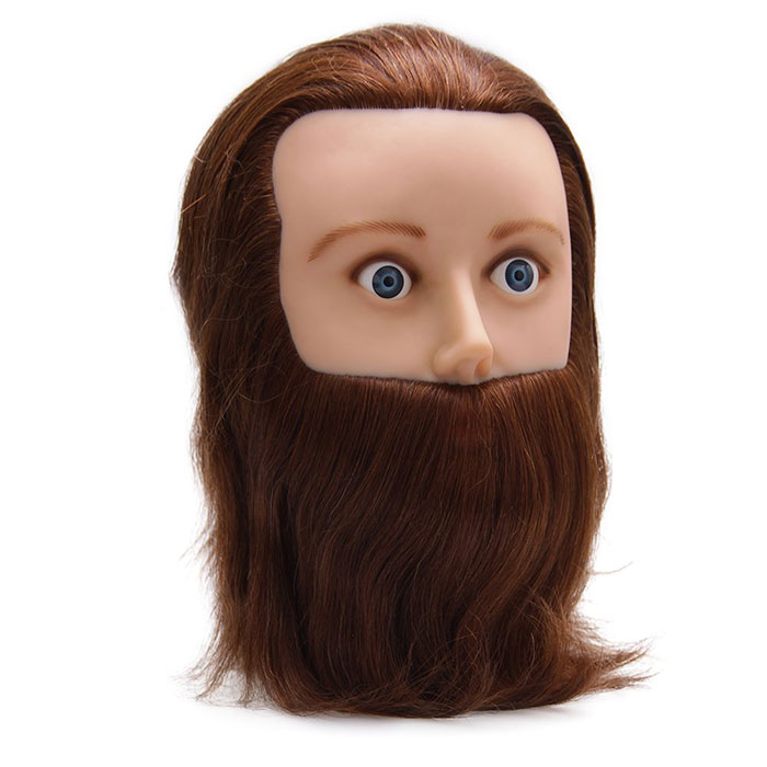 Male With Beard Hairdressing Mannequin