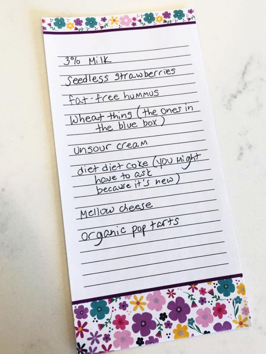 10 Strange Things People Do With Shopping Lists
