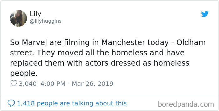Actors Dressed As Homeless