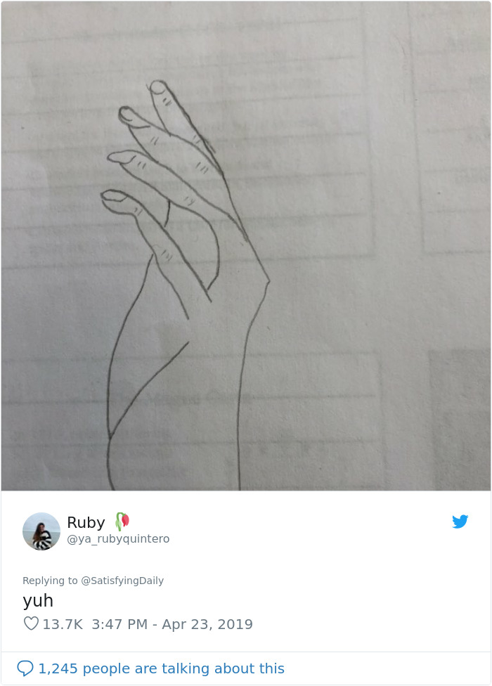 People Are Trying To Follow A Viral Hand Drawing Tutorial And