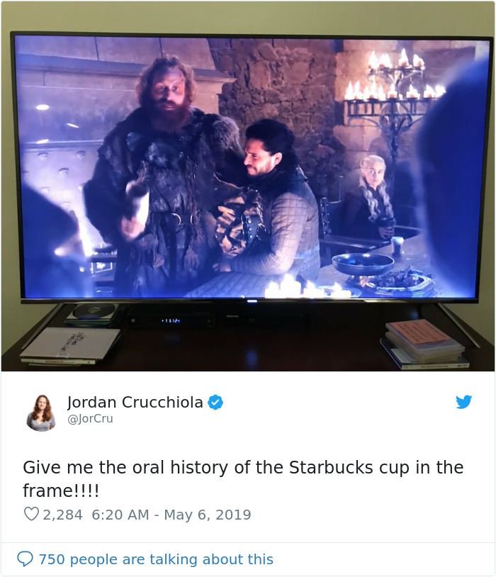 Game Of Thrones Accidentally Leave A Starbucks-Like Cup In One Of The Scenes And People Are Losing It (Updated)
