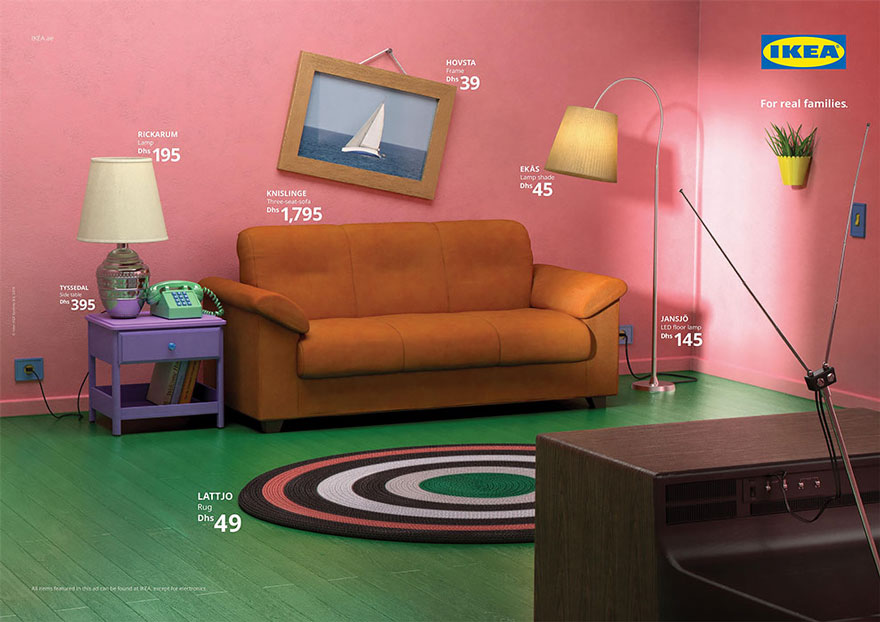 IKEA Recreates The Famous Living Rooms From The Simpsons, Friends And Stranger Things With Its Products