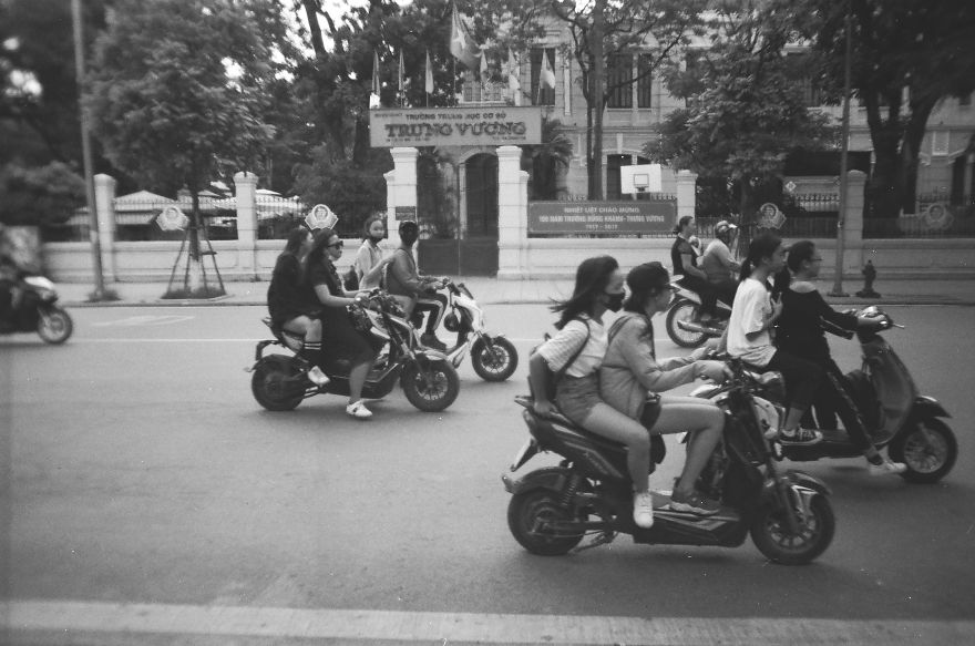 B&w Vietnam From N To S