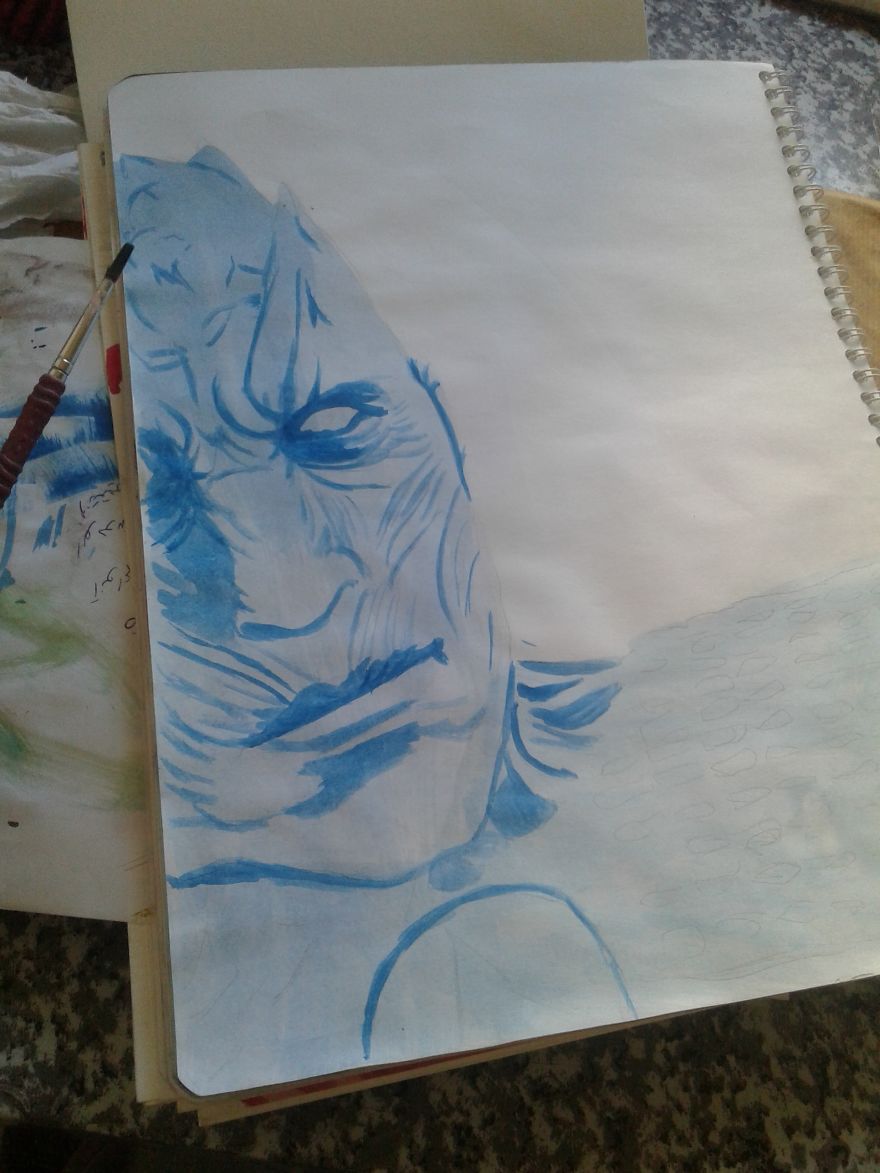 This Night King Drawing Took Me An Hour