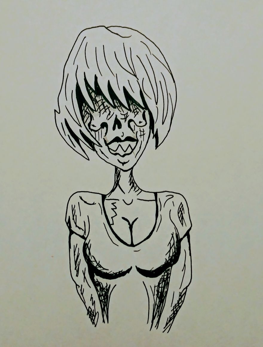 Corpse Girl Face