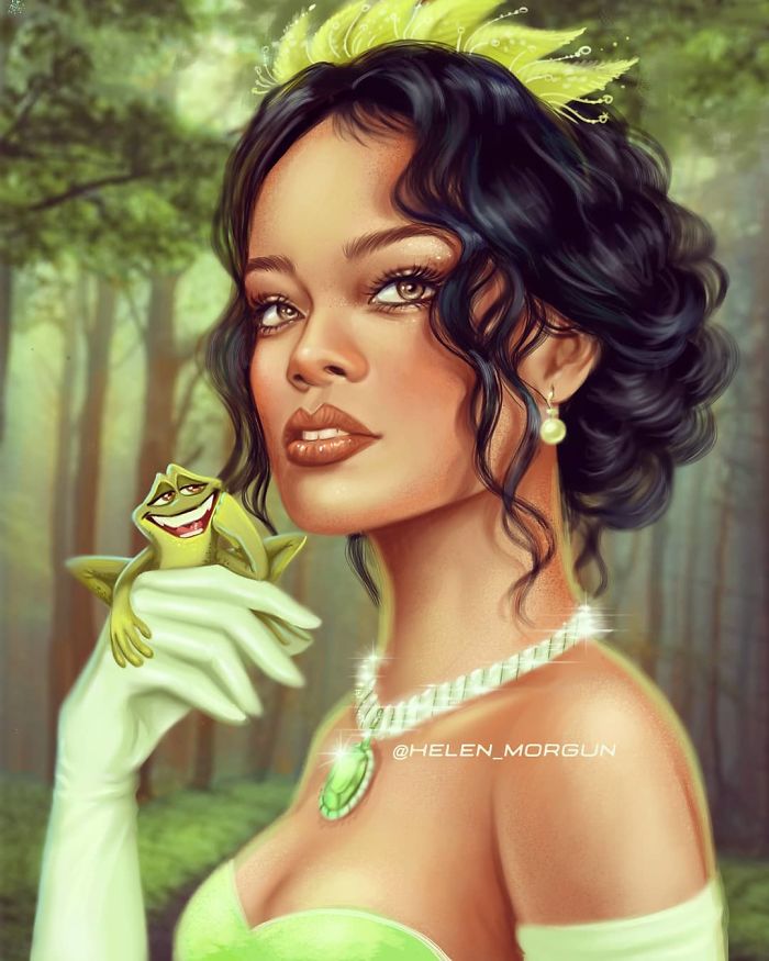 Rihanna como Tiana