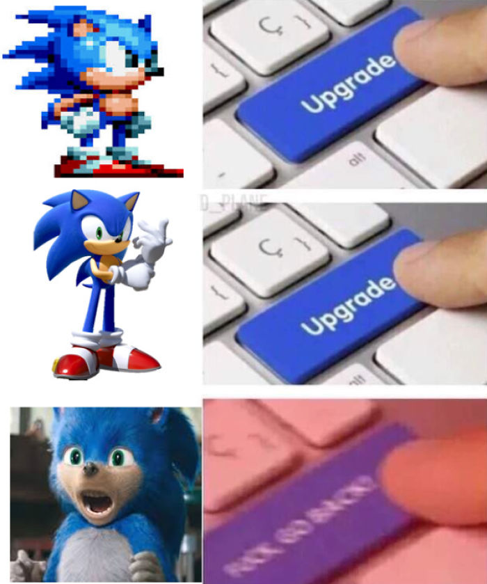 100 Memes Roasting Sonic The Hedgehog Character Design That Made ...