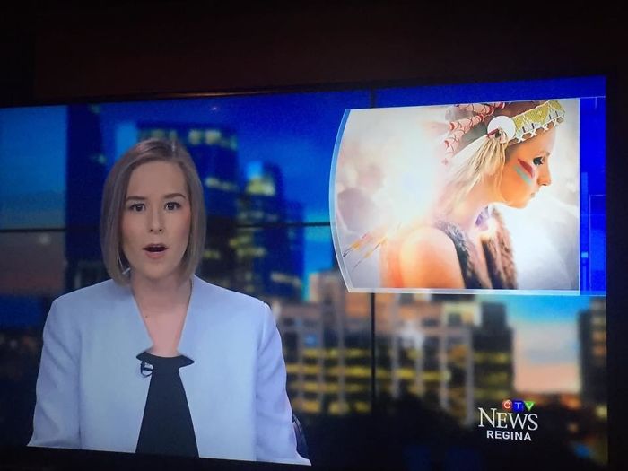 News Does A Report On Missing/Murdered Aboriginal Women And They Use A White Girl At Coachella Wearing A Headdress As The Picture