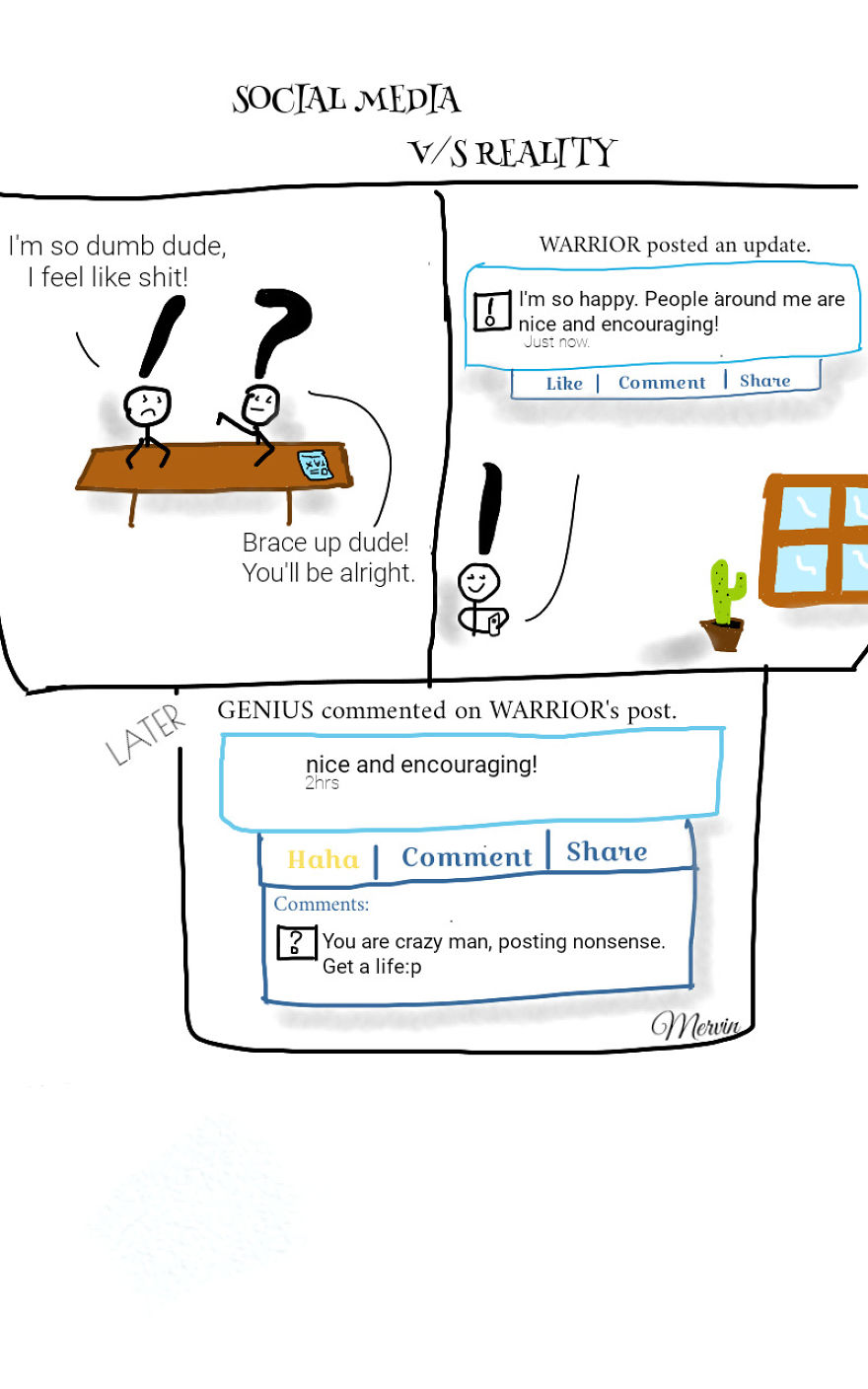 A Few Comics I've Drawn Inspired From My Life.