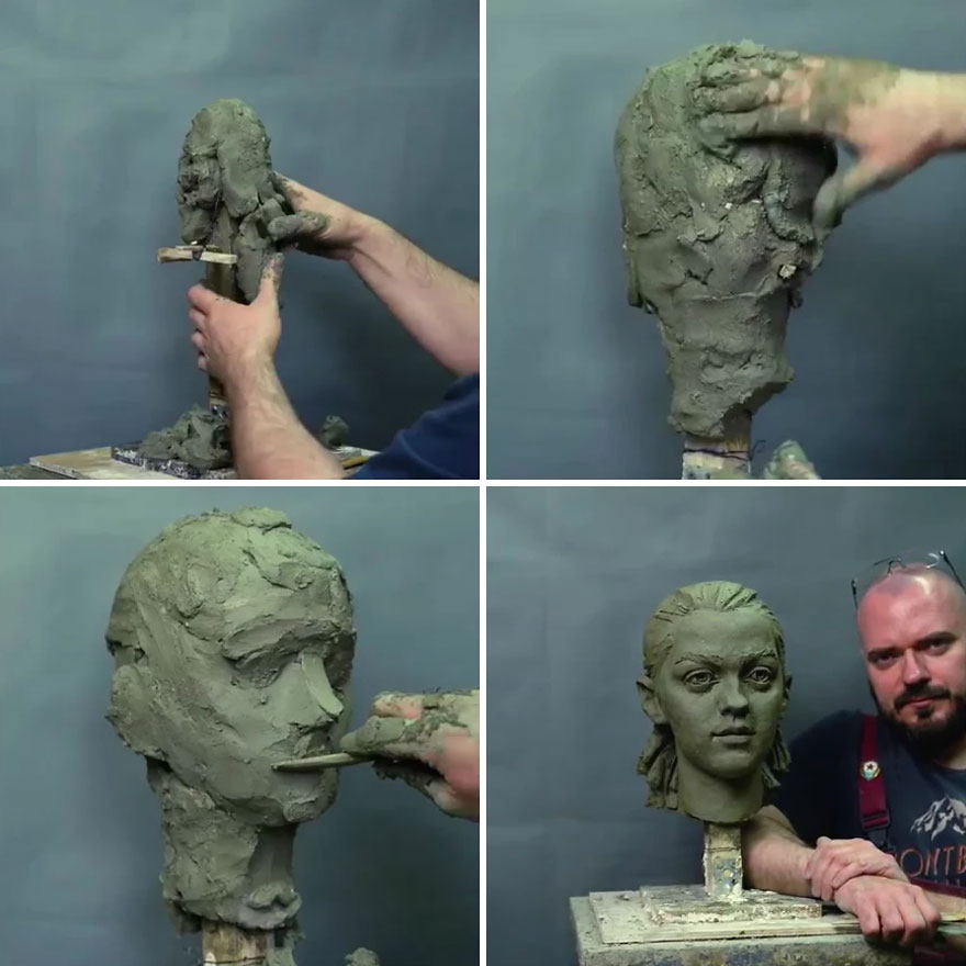 Realistic Clay Sculpting