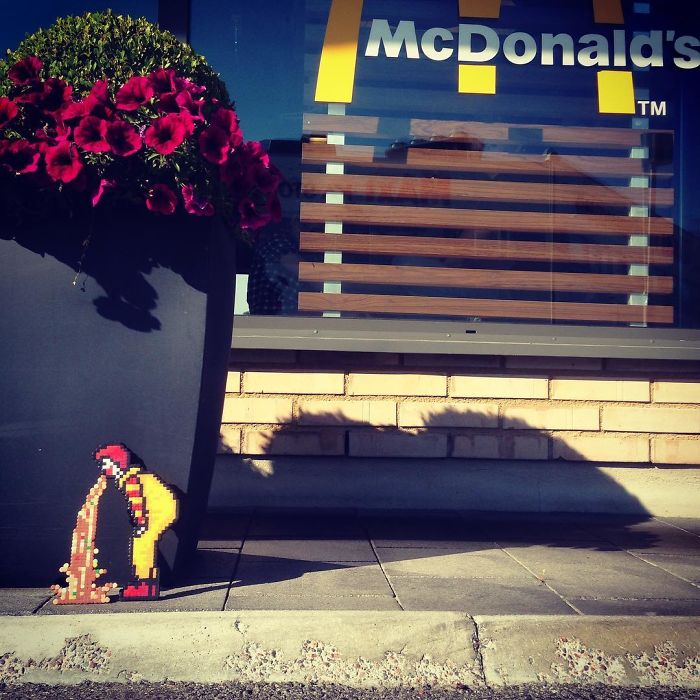 Swedish Artist Is ‘Vandalizing’ Streets With His Stunning Pixel Art (New Pics)