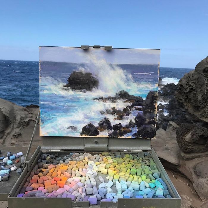 30 Landscape Paintings Framed By Nature And Aaron Schuerr