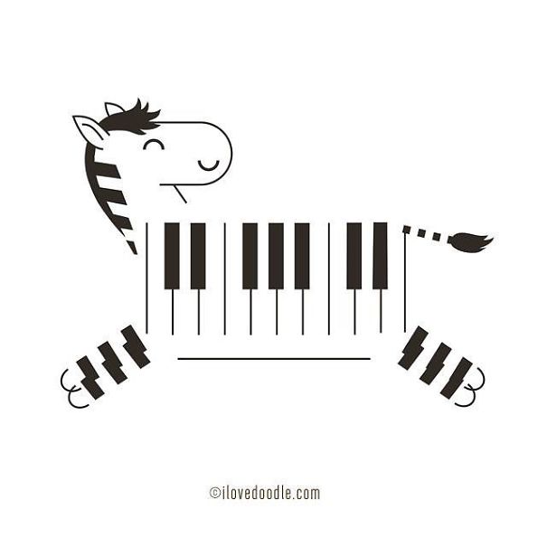 Zebra Piano