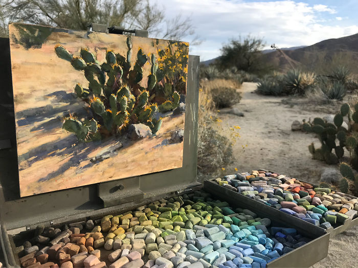 30 Landscape Paintings Framed By Nature And Aaron Schuerr