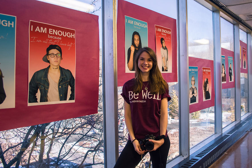 Student Creates "I Am Enough" Campaign To Reinforce Positive Mental Health On Her College Campus