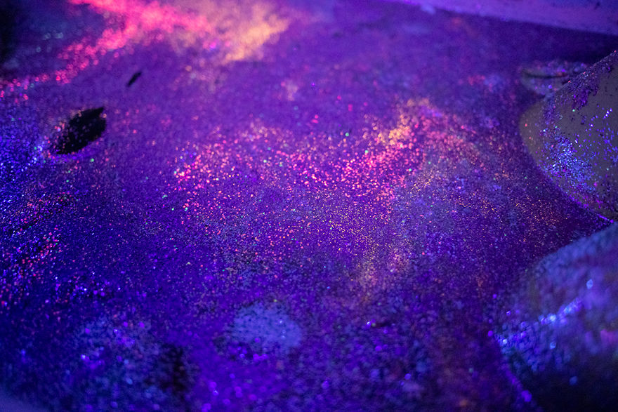 I Create A Neon Wonderland With Glitter