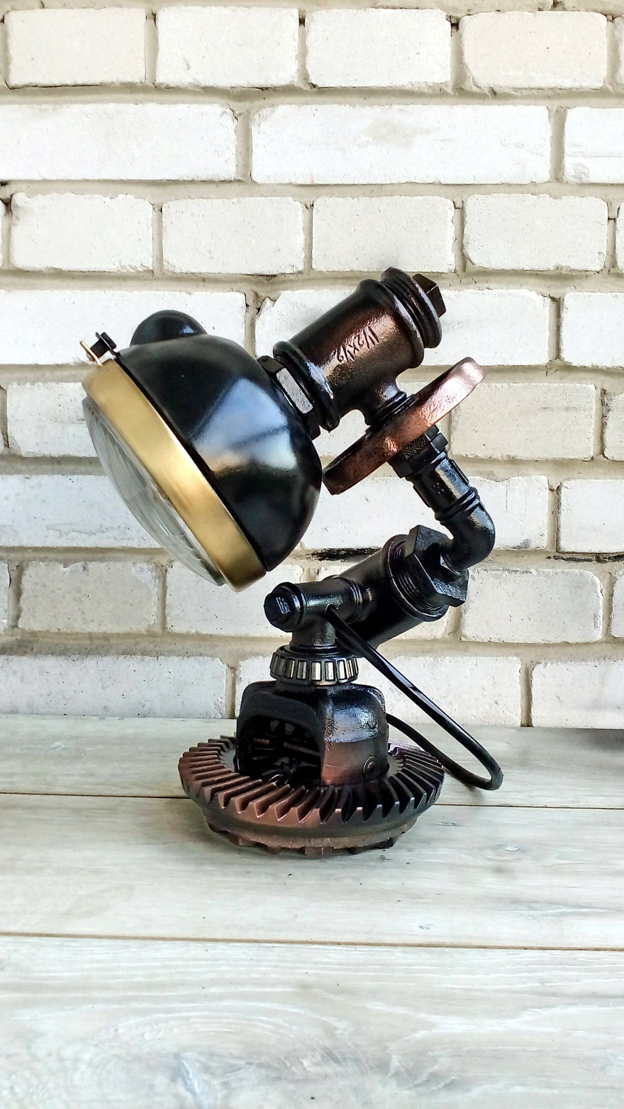 Edison Table Lamp Light Plumbing Home Trend Industrial Lighting 2019 Industrial Bedside Table Lamp Machine Age Table Lamp Steampunk Lamp Rustic Lamp Pipe Gift For Husband Rustic Lamp Table Rustic