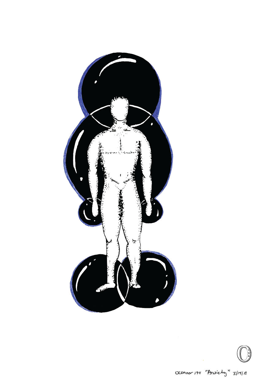 I Draw What Anxiety Feels Like To Me.