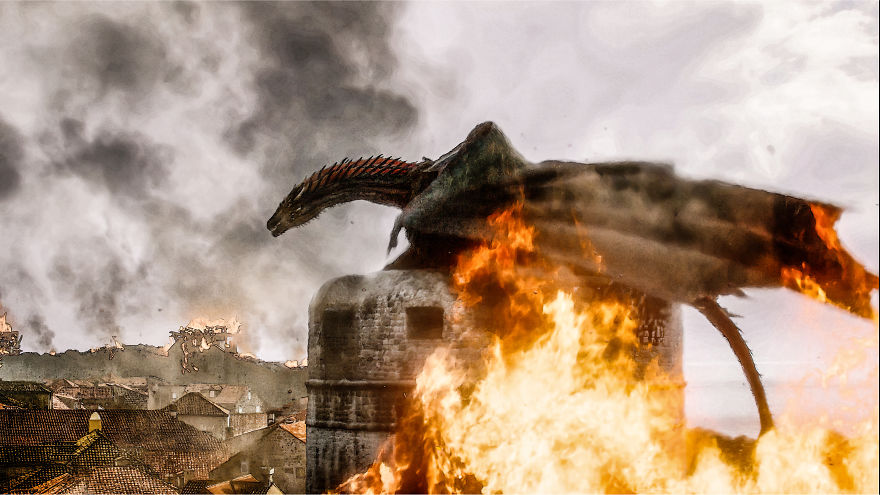 Upgraded My Favorite Drogon Shots From Game Of Thrones Ep 5