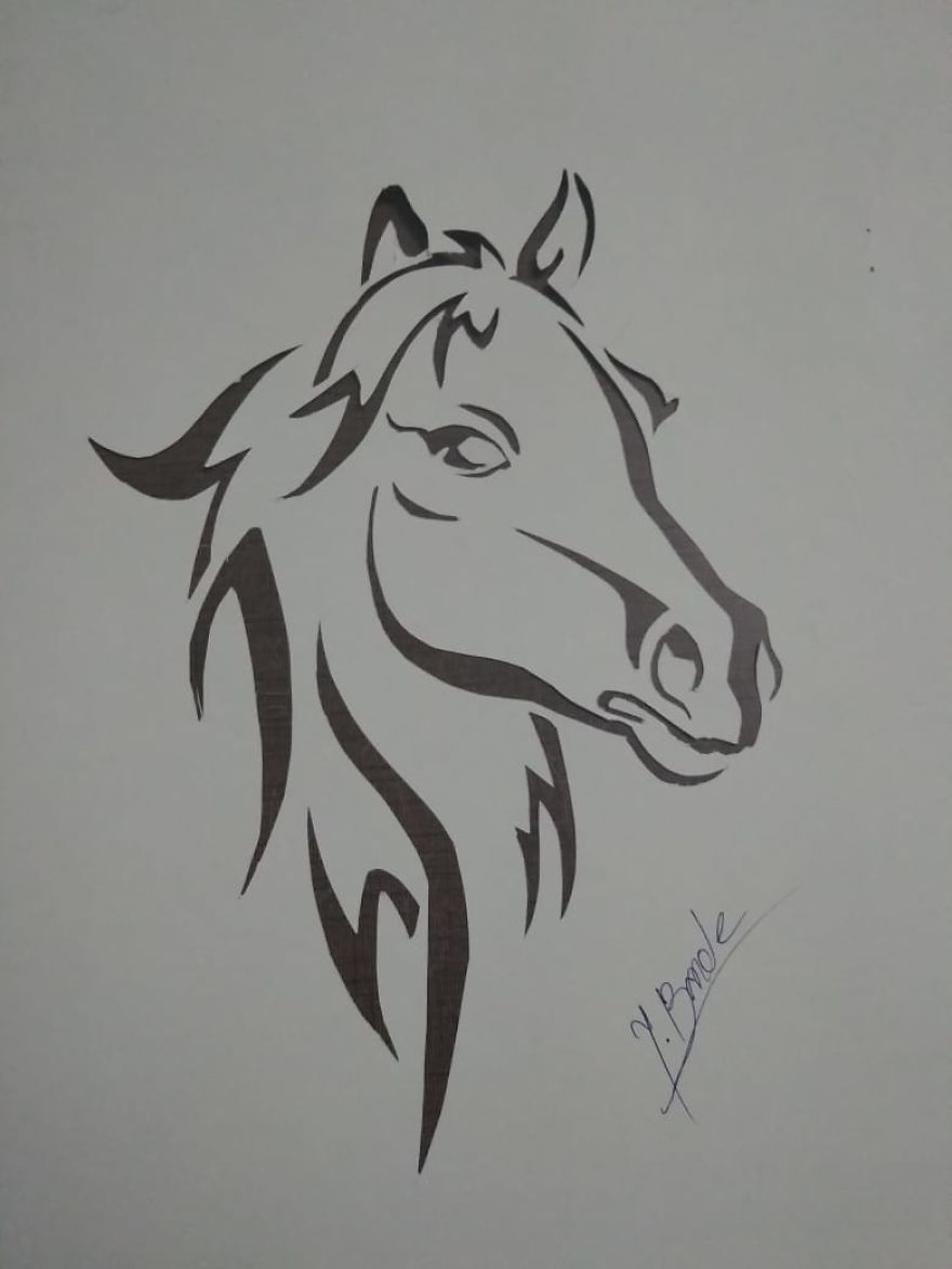 Paper Cut Art Created By Yashwant Bonde