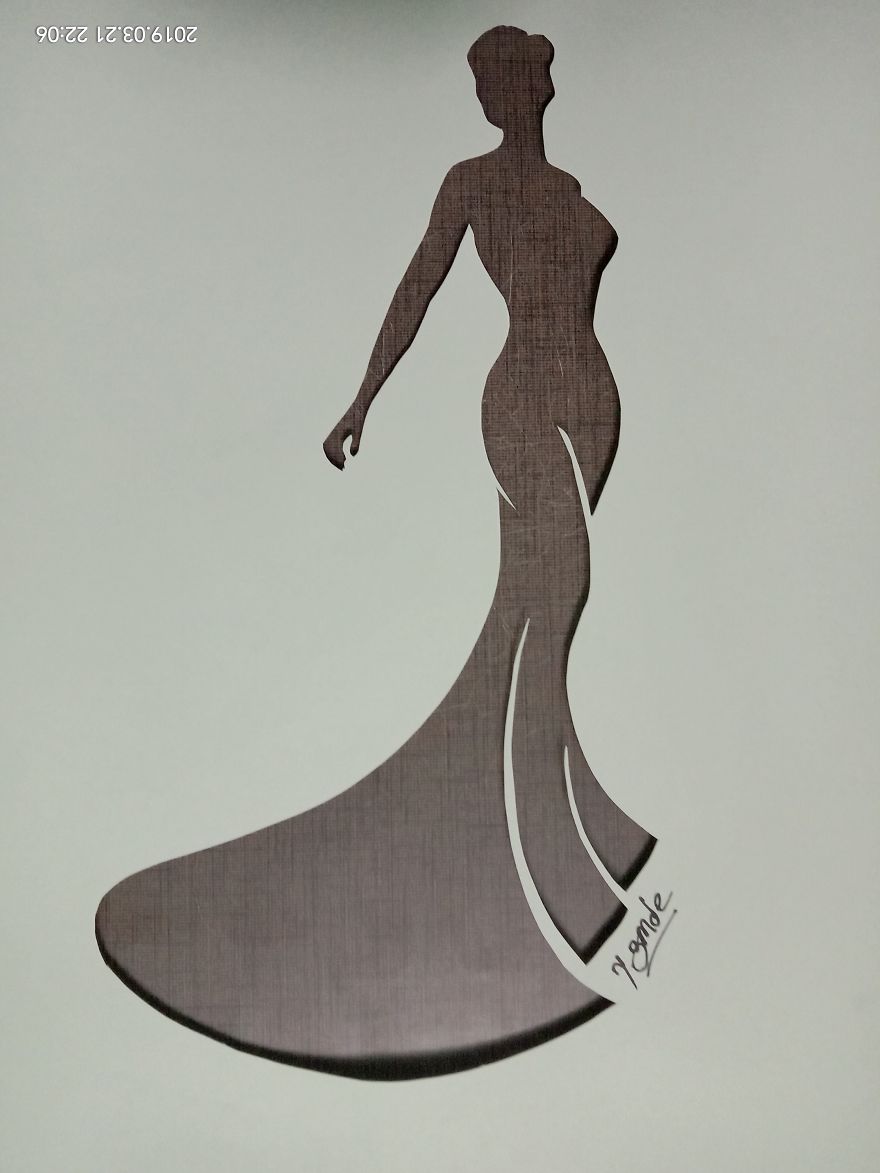 Paper Cut Art Created By Yashwant Bonde