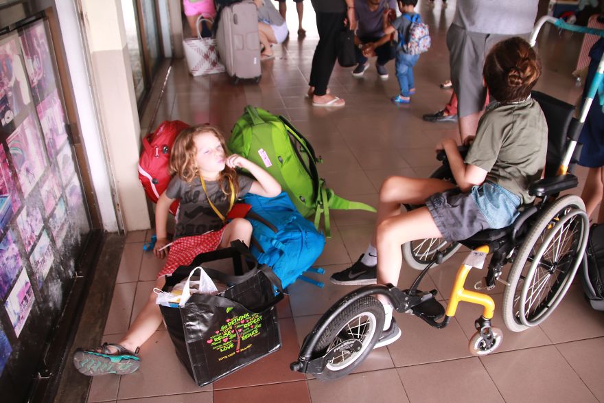 How To Travel Carry On Only- Hot Tips From A Family Of 5 Who Spent 3 Months Exploring Asia With A Wheelchair And Carry On Only Luggage.