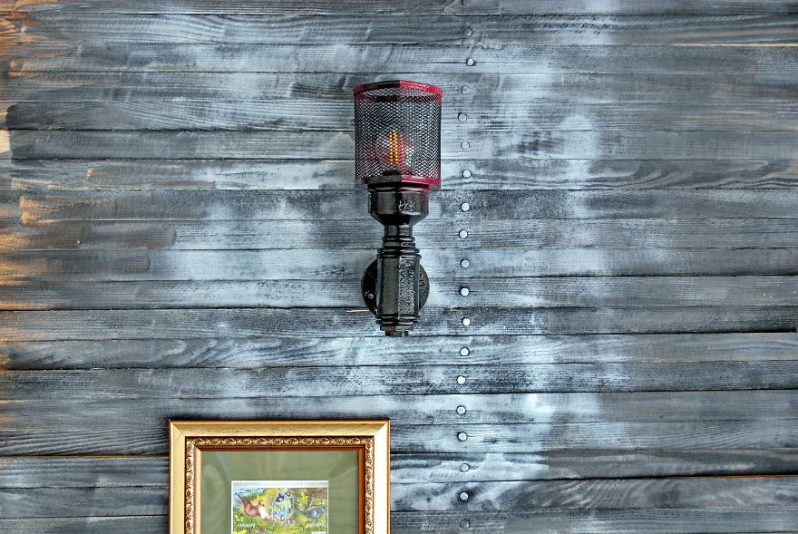 Plug In Wall Sconce Lamp Farmhouse Decor Rustic Decor Sconce Lamp Industrial Lighting Steampunk Sconce Vintage Cast Iron Wall Sconces Vintage Bath Sconce