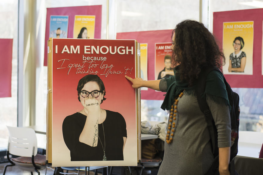 Student Creates "I Am Enough" Campaign To Reinforce Positive Mental Health On Her College Campus