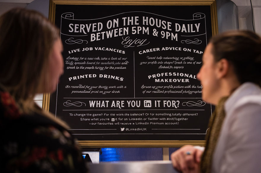 The Linked Inn: Pop-Up Pub Where You Can Get A Job With Your After-Work Drink - Comes To Manchester