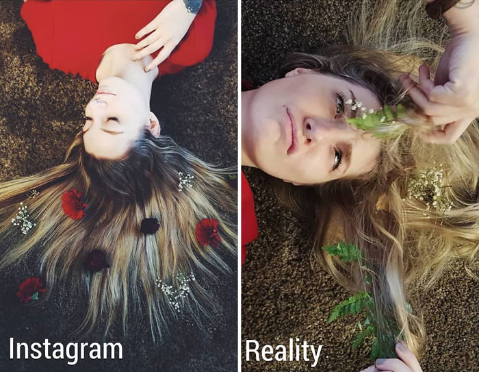 Girl Shows Instagram Vs. Reality In 20 Pics