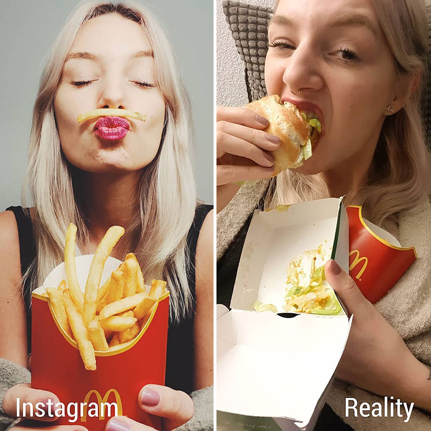 This Girl Shows In A Hilarious Way The Reality Is Different From What We See On Instagram