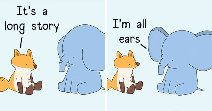 My 30 Animal Comics To Inspire People To Love And Care For Themselves