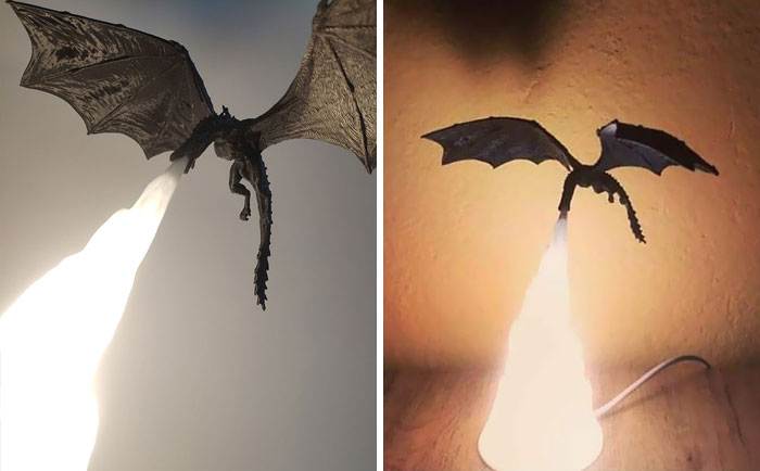 3D Printed ‘Game Of Thrones’ Lamp