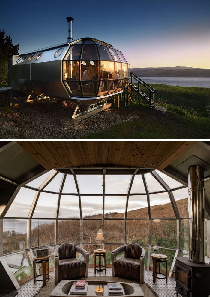 Secluded Airship In Scotland