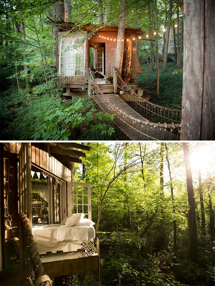 Secluded Intown Treehouse In Atlanta