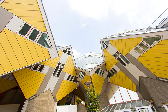Cubehouse In Central Rotterdam, Netherlands