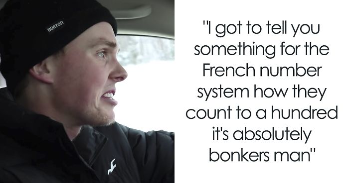 Man Hilariously Rants About The French Count To 100