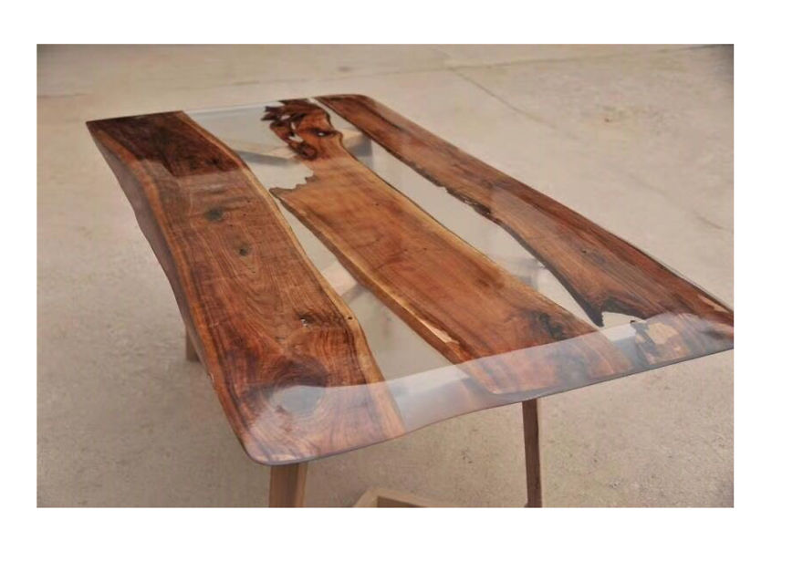 We Made Those Unique Table Setting Made By Resin Wood, Perfect Coffee Table, Dinner Table, Table For Commercial Display, Museum, Art Gallery