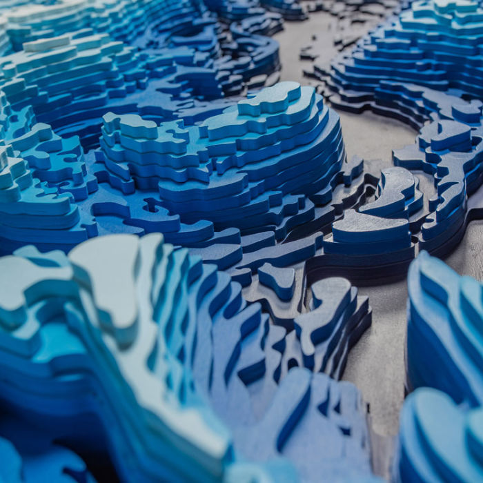 I Spent 5 Years Making These Topographic Sculptures, Each With Up To 2500 Individual Pieces