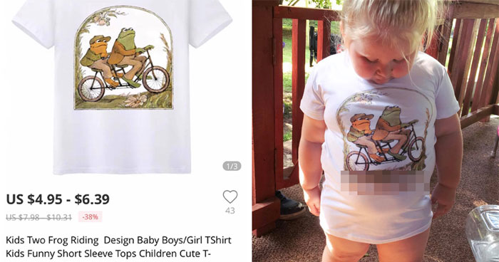 Mother Orders A Shirt From China For Her 3-Year-Old, Receives A Top With Inappropriate Text