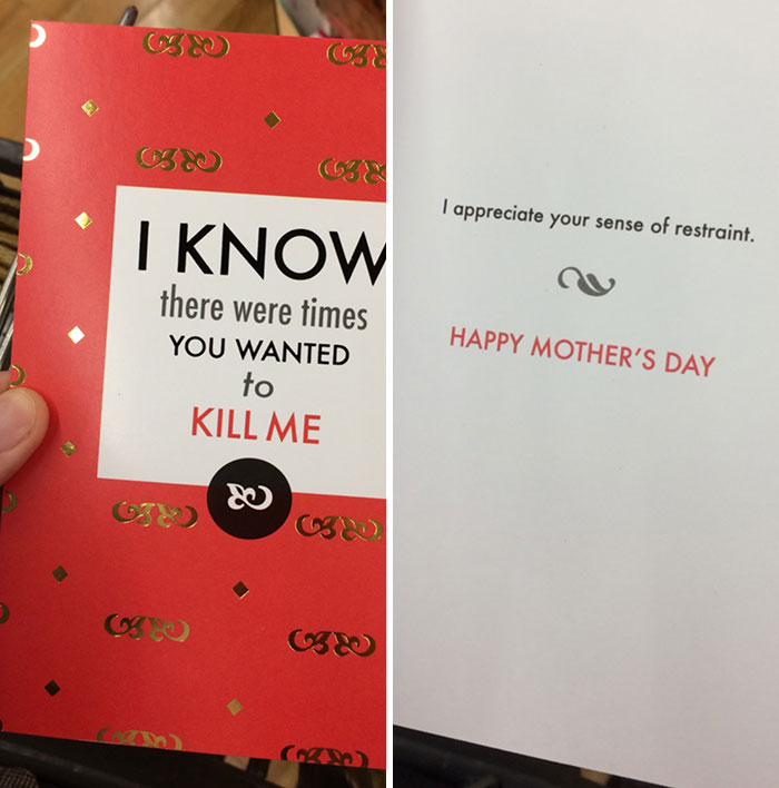 Looking For A Mother's Day Card For My Biological Mother Who Gave Me Up For Adoption - Is This Too Dark?